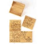 Custom Arkansas Puzzle Coaster Set - 4