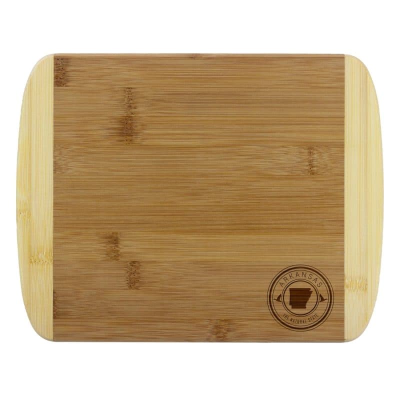 Custom Arkansas State Stamp 2-Tone 11" Cutting Board