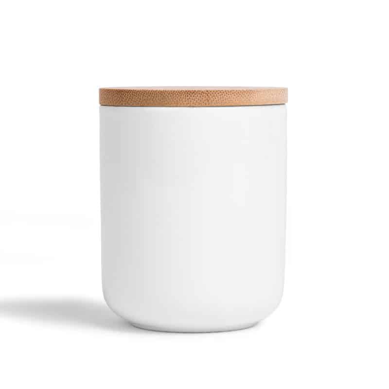 Custom AromaHaven Ceramic Soy Candle - 1