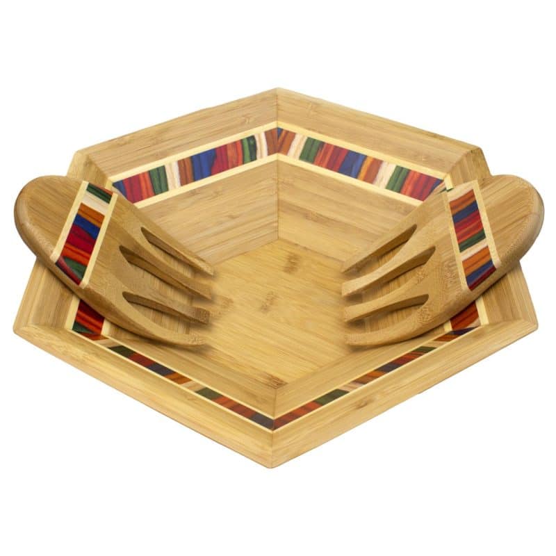 Custom Baltique® Marrakesh Salad Bowl & Salad Hands Set - 1
