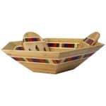 Custom Baltique® Marrakesh Salad Bowl & Salad Hands Set - 2