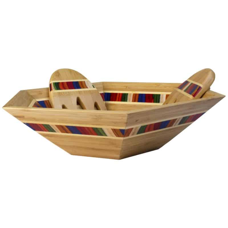 Custom Baltique® Marrakesh Salad Bowl & Salad Hands Set - 2