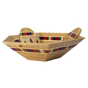 Custom Baltique® Marrakesh Salad Bowl & Salad Hands Set