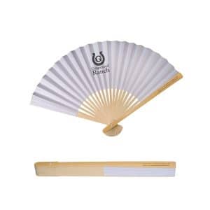 Custom Bamboo Folding Handheld Fan