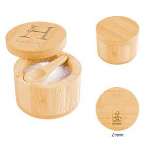 Custom Bamboo Salt Cellar