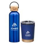 Custom Bambus Bottle & Tumbler Gift Set - 2