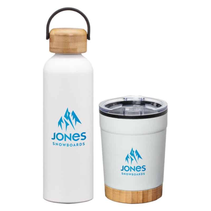 Custom Bambus Bottle & Tumbler Gift Set - 4