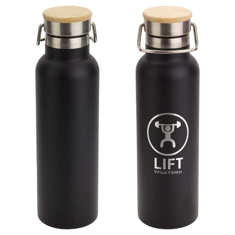 Custom Barona 20 oz Vacuum Insulated Stainless Steel Bottle - 2
