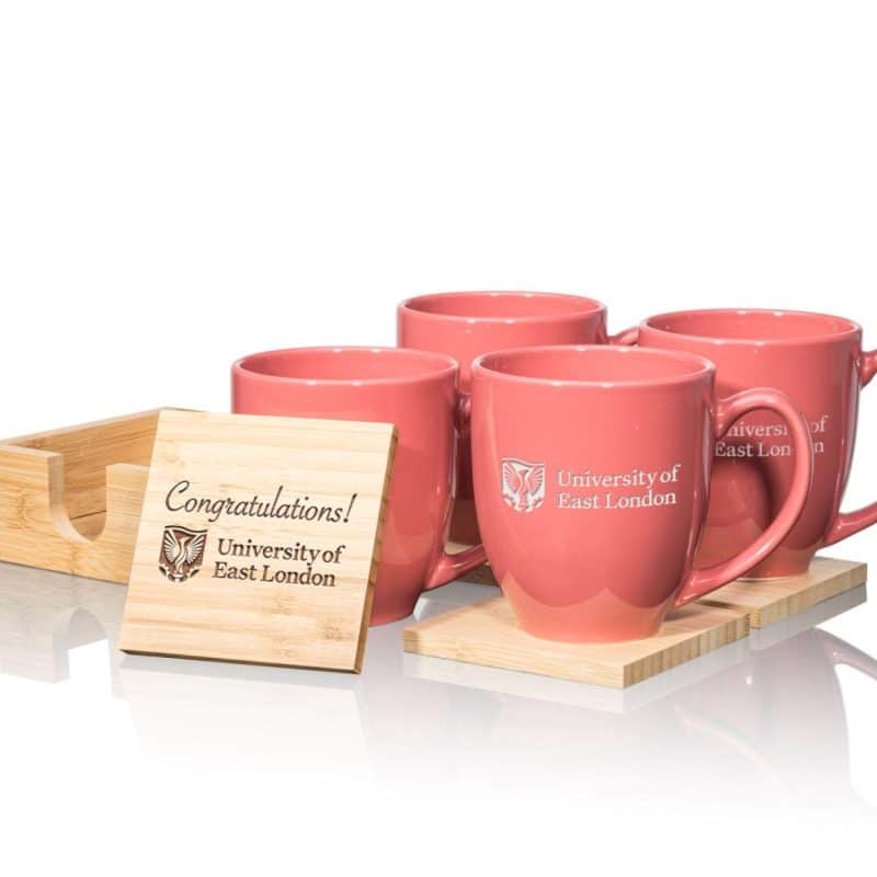 Custom Bistro Mug & Coaster Set - 5