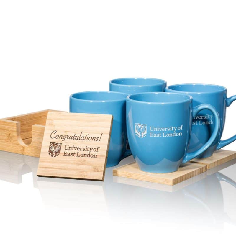 Custom Bistro Mug & Coaster Set - 9