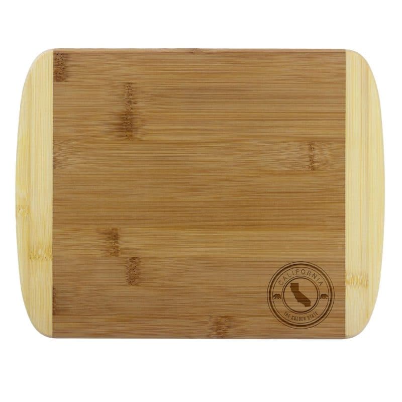 Custom California State Stamp 2-Tone 11" Cutting Board