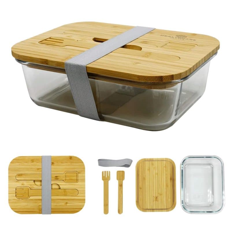 Custom Chow Bella Glass Bento Box - 1
