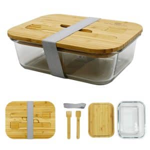 Custom Chow Bella Glass Bento Box