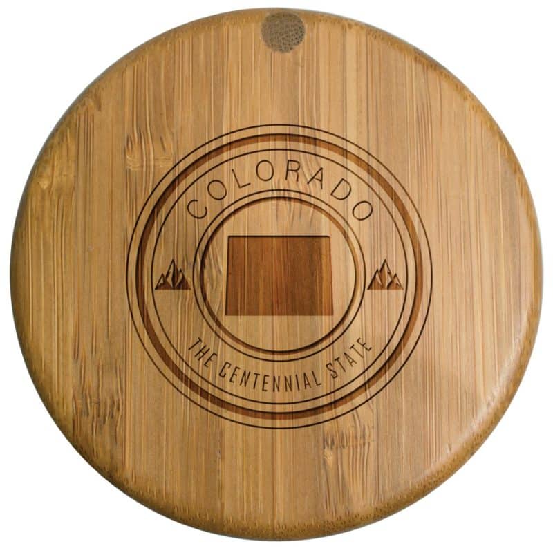 Custom Colorado State Stamp Salt Box - 1