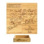 Custom Connecticut Puzzle Coaster Set