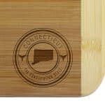 Custom Connecticut State Stamp 2-Tone 11" Cutting Board - 1