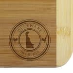 Custom Delaware State Stamp 2-Tone 11" Cutting Board - 1