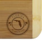 Custom Florida State Stamp 2-Tone 11" Cutting Board - 1
