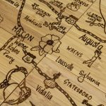 Custom Georgia Puzzle Coaster Set - 6