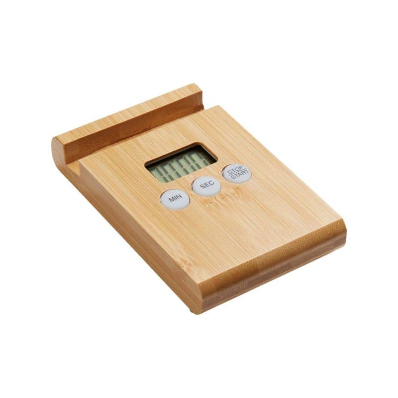 Custom Home & Table Bamboo Timer & Stand - 2