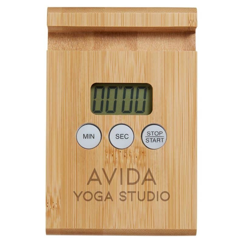 Custom Home & Table Bamboo Timer & Stand