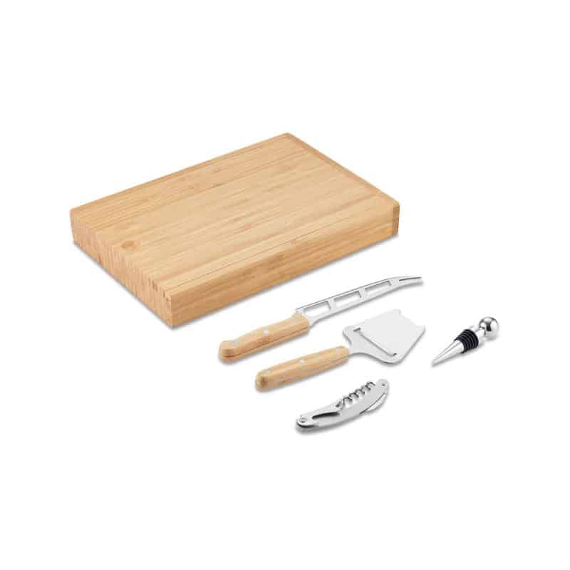 Custom Home & Table Wine & Cheese Set - 4
