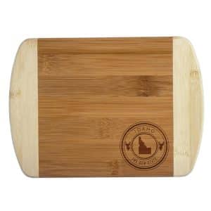 Custom Idaho State Stamp 2-Tone Bar Board