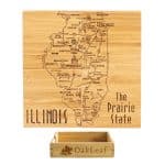 Custom Illinois Puzzle Coaster Set