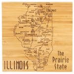 Custom Illinois Puzzle Coaster Set - 3