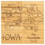 Custom Iowa Puzzle Coaster Set - 2
