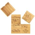 Custom Iowa Puzzle Coaster Set - 5