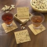 Custom Kansas Puzzle Coaster Set - 1
