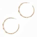 Custom Lilly Pulitzer Twilight Hoop Earrings - Gold