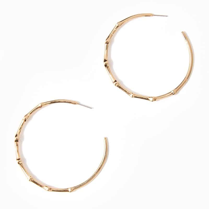 Custom Lilly Pulitzer Twilight Hoop Earrings - Gold