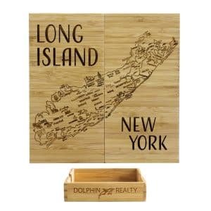 Custom Long Island Puzzle Coaster Set