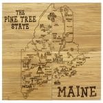 Custom Maine Puzzle Coaster Set - 1