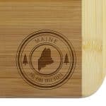 Custom Maine State Stamp 2-Tone 11" Cutting Board - 1