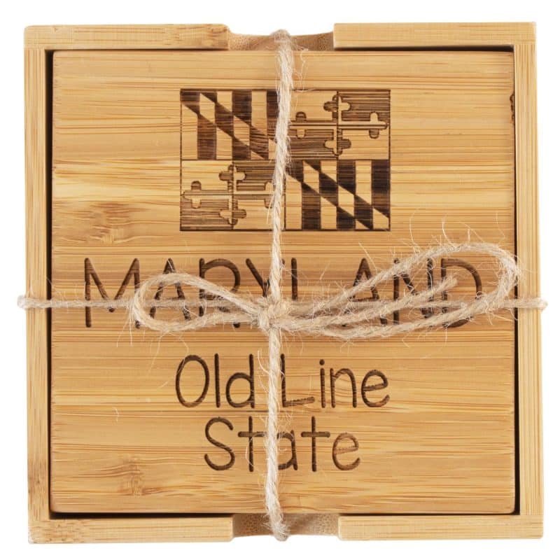 Custom Maryland Puzzle Coaster Set - 2