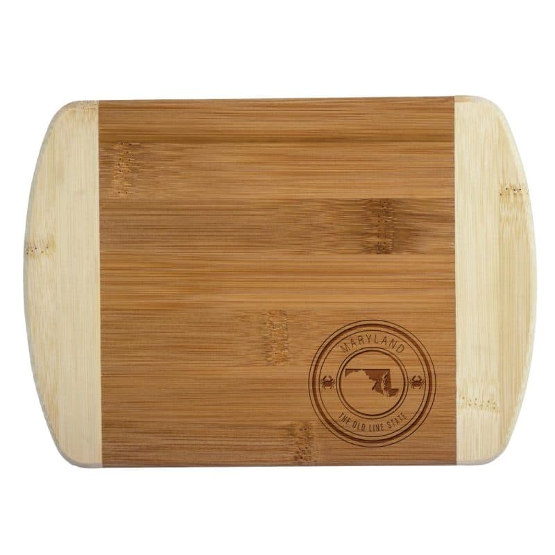 Custom Maryland State Stamp 2-Tone Bar Board