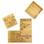 Custom Minnesota Puzzle Coaster Set - 6