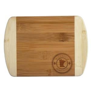 Custom Minnesota State Stamp 2-Tone Bar Board