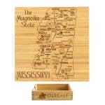 Custom Mississippi Puzzle Coaster Set