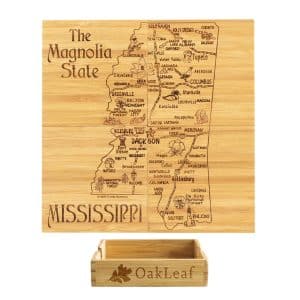 Custom Mississippi Puzzle Coaster Set