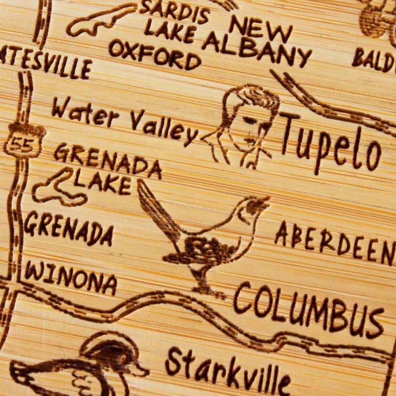 Custom Mississippi Puzzle Coaster Set - 4
