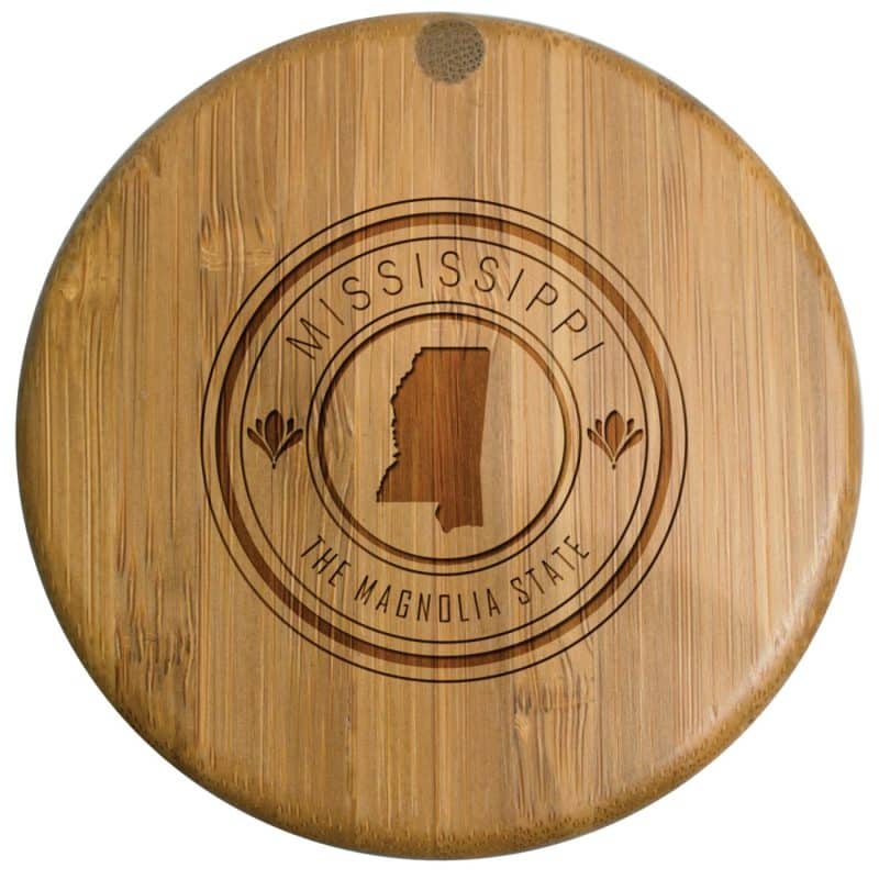 Custom Mississippi State Stamp Salt Box - 1