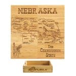Custom Nebraska Puzzle Coaster Set