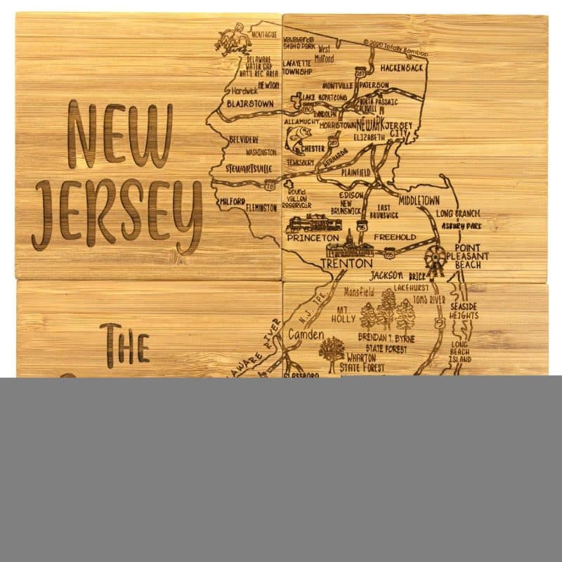 Custom New Jersey Puzzle Coaster Set - 2