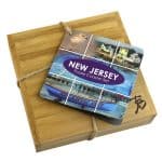 Custom New Jersey Puzzle Coaster Set - 4