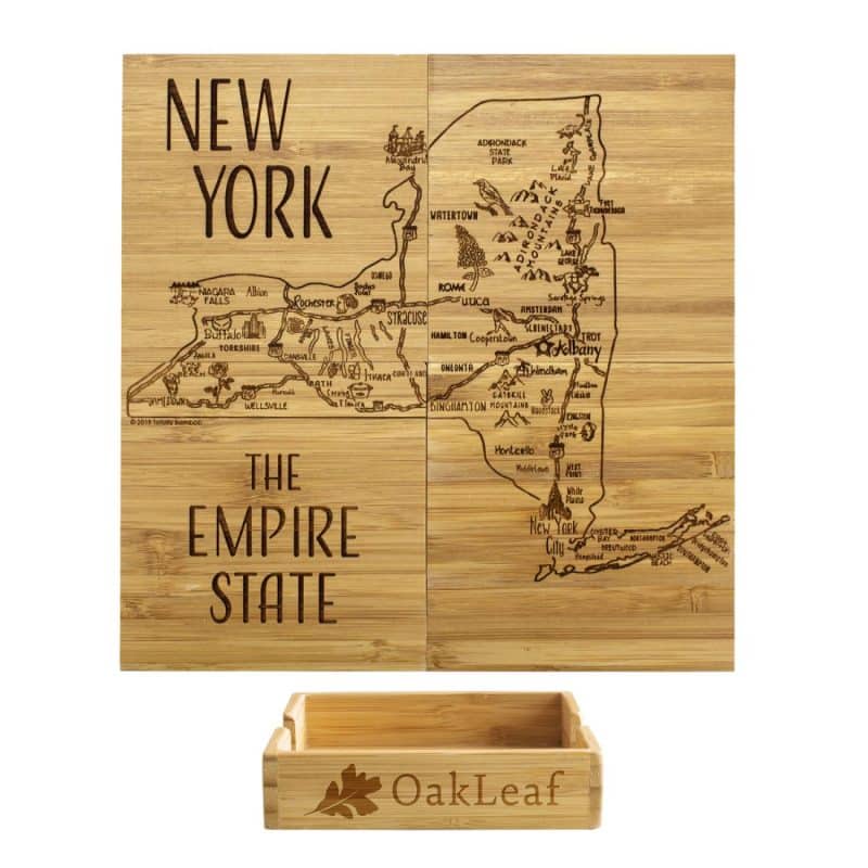 Custom New York Puzzle Coaster Set