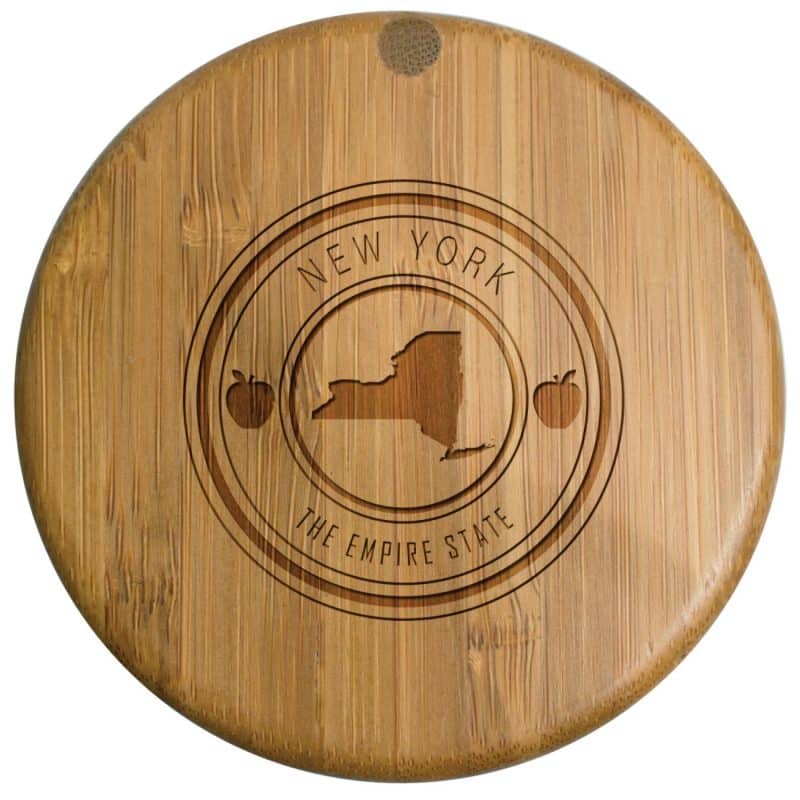 Custom New York State Stamp Salt Box - 1